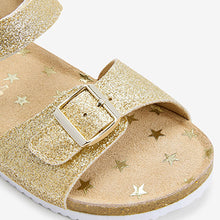 Load image into Gallery viewer, Rose Gold Corkbed Sandals (Older Girls)