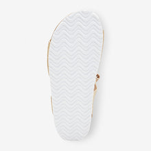 Load image into Gallery viewer, Rose Gold Corkbed Sandals (Older Girls)