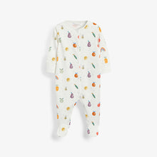 Load image into Gallery viewer, Mint Green Home Grown Baby Sleepsuits 3 Pack (0mth-18mths)