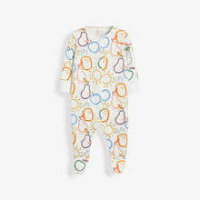 Load image into Gallery viewer, Mint Green Home Grown Baby Sleepsuits 3 Pack (0mth-18mths)