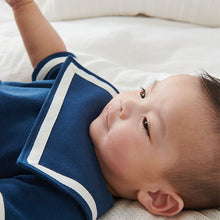 Load image into Gallery viewer, Blue Retro Daddy Single Romper (0mth-18mths)