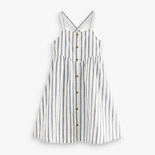 Load image into Gallery viewer, Light Blue Stripe Sundress Dress (3-12yrs)