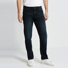Load image into Gallery viewer, Dark Ink Straight Fit Premium Heavyweight Jeans