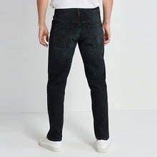Load image into Gallery viewer, Dark Ink Straight Fit Premium Heavyweight Jeans