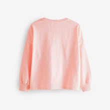 Load image into Gallery viewer, Pink Sequin Unicorn Long Sleeve Top (3-12yrs)