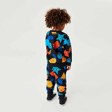 Load image into Gallery viewer, Black Shapes All-Over Print Jersey Sweatshirt And Joggers Set (3mths-5yrs)