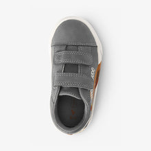 Load image into Gallery viewer, Mid Grey Rocket Strap Touch Fastening Shoes (Younger Boys)