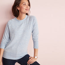 Load image into Gallery viewer, Light Blue Long Sleeve Cosy Lightweight Jumper