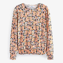 Load image into Gallery viewer, Pink Floral Crew Neck Jumper
