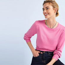 Load image into Gallery viewer, Pink Crew Neck Jumper