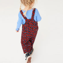 Load image into Gallery viewer, Red Cord Dungarees (3mths-6yrs)
