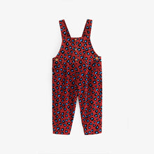Load image into Gallery viewer, Red Cord Dungarees (3mths-6yrs)