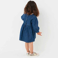 Load image into Gallery viewer, Blue Denim Dress (3mths-6yrs)