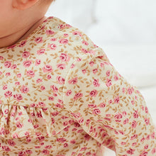 Load image into Gallery viewer, Pink Bunny/Floral Baby Long Sleeve T-Shirts 3 Pack (0 mth-18mths)