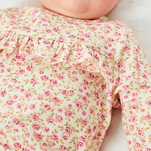 Load image into Gallery viewer, Pink Bunny/Floral Baby Long Sleeve T-Shirts 3 Pack (0 mth-18mths)