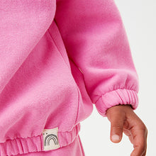 Load image into Gallery viewer, Bright Pink Sweatshirt Soft Touch Jersey (3mths-5yrs)