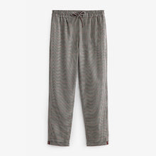 Load image into Gallery viewer, Monochrome Check Taper Leg Trousers