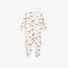 Load image into Gallery viewer, Lilac 2 Pack Bunny Rainbow Sleepsuits (0mths-18mths) - Allsport