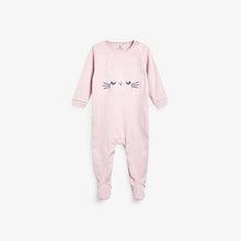 Load image into Gallery viewer, Lilac 2 Pack Bunny Rainbow Sleepsuits (0mths-18mths) - Allsport