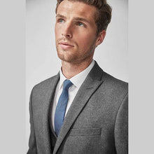 Load image into Gallery viewer, Grey Tailored Fit Puppytooth Suit: Jacket - Allsport