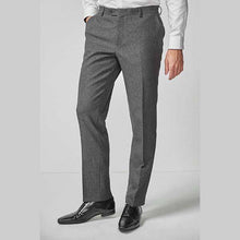 Load image into Gallery viewer, Grey Tailored Fit Puppytooth Suit: Trousers - Allsport