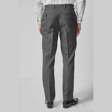 Load image into Gallery viewer, Grey Tailored Fit Puppytooth Suit: Trousers - Allsport