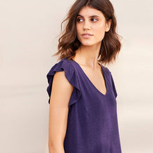 Load image into Gallery viewer, V-Neck Frill Sleeve Dress - Allsport