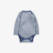 Load image into Gallery viewer, Teal 7 Pack Star Stripe Long Sleeve Bodysuits (0mths-18yrs) - Allsport