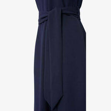 Load image into Gallery viewer, Navy Belted Midi Dress - Allsport