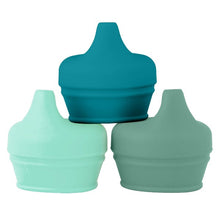Load image into Gallery viewer, SNUG SPOUT Universal Silicone Sippy Lids 3pk -