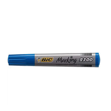 Load image into Gallery viewer, BIC 2300 Permanent Marker Chisel Blue