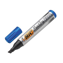 Load image into Gallery viewer, BIC 2300 Permanent Marker Chisel Blue