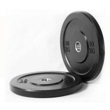 Load image into Gallery viewer, Black Rubber Olympic Bumper Plates - Pair - Allsport