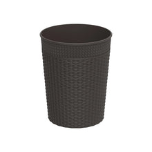 Load image into Gallery viewer, COSMOPLAST 6L Cedarattan Round Waste Basket