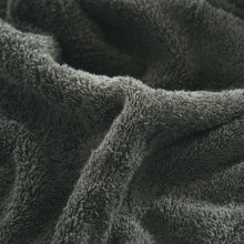 Load image into Gallery viewer, Drap de bain coton Lola II Kaki Cendre (90x150)