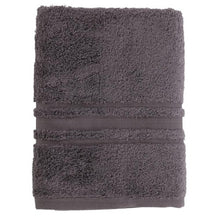 Load image into Gallery viewer, Drap de douche en coton collection  Lola II Anthracite (70x130)