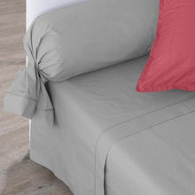 Load image into Gallery viewer, Drap de lit percale de coton Neo Gris (240x300)