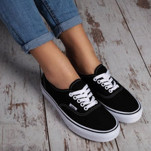 Load image into Gallery viewer, VANS Authentic Black/White Shoes - Allsport