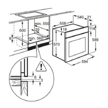 Load image into Gallery viewer, 53L Built-in Oven with Grill function - Allsport