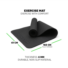 Load image into Gallery viewer, Iron Gym® Exercise Mat (TPE) - 6mm - Allsport