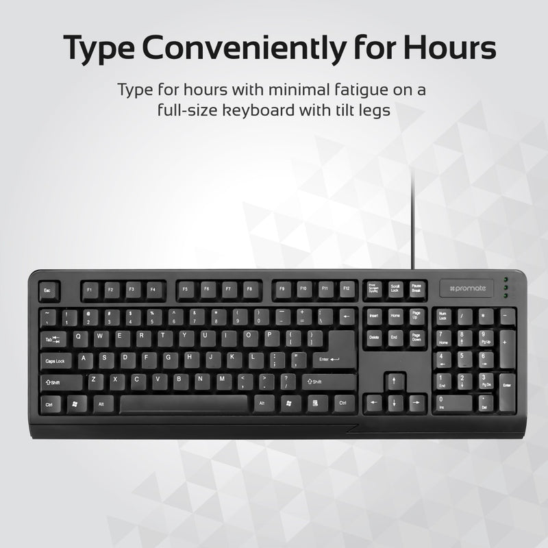 Professional Ergonomic Wired Keyboard