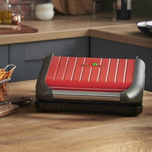 Load image into Gallery viewer, George Foreman Steel Family Grill Red-25040