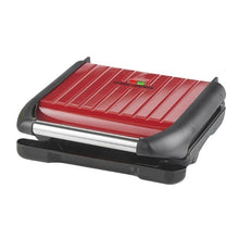 Load image into Gallery viewer, George Foreman Steel Family Grill Red-25040