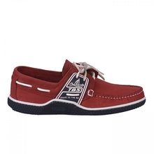 Load image into Gallery viewer, Men's Boat Shoes Leather Red