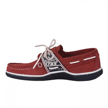 Load image into Gallery viewer, Men's Boat Shoes Leather Red