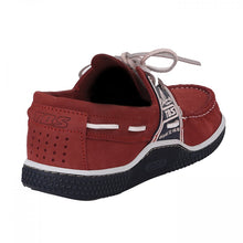 Load image into Gallery viewer, Men's Boat Shoes Leather Red