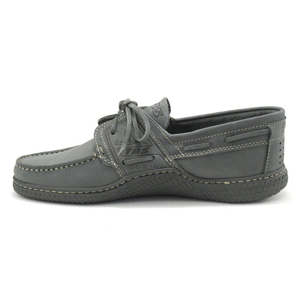 Men s Boat Shoes Grey Leather