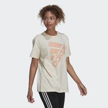Load image into Gallery viewer, BRAND LOVE SLANTED LOGO BOYFRIEND TEE - Allsport