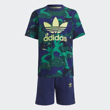 Load image into Gallery viewer, ALLOVER PRINT CAMO SHORTS AND TEE SET - Allsport