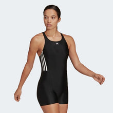 Load image into Gallery viewer, PADDED MID STRIPES LEG SWIMSUIT